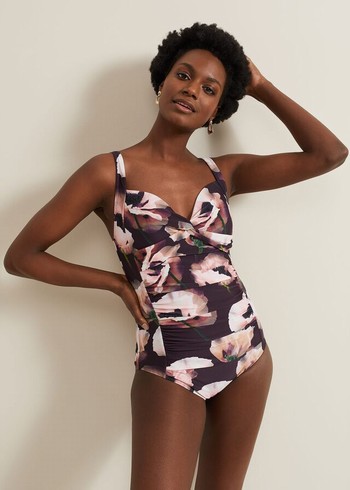 Phase Eight Poppy Print Swimwear Multicolor Canada | NGZBTD-176